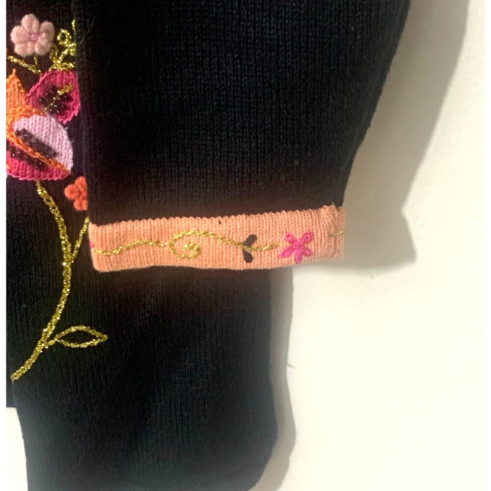 Storybook Knits SZ LG Vintage Embellished Longline Cardigan New With Tags - Picture 10 of 13